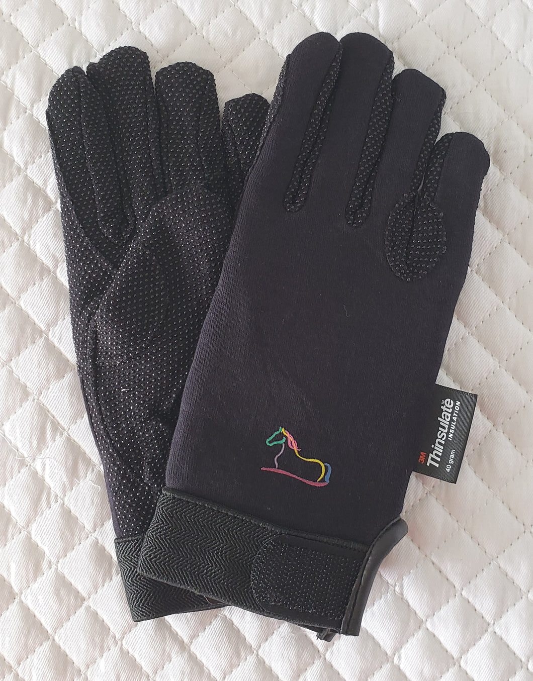 Winter Riding Gloves with Grip Palm