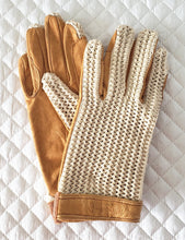 Load image into Gallery viewer, Crochet Back Riding Gloves
